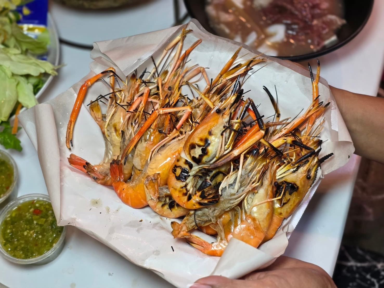 กุ้งเผา